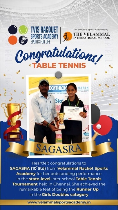 Congratulations Posters for Table Tennis 17.07.2023